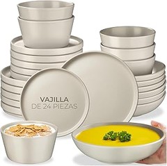 Descubre los tamaños de vajillas completas de cerámica disponibles