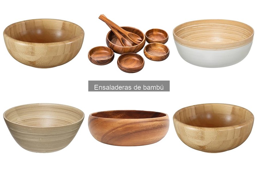 Alternativas a las ensaladeras de bambú para tus comidas