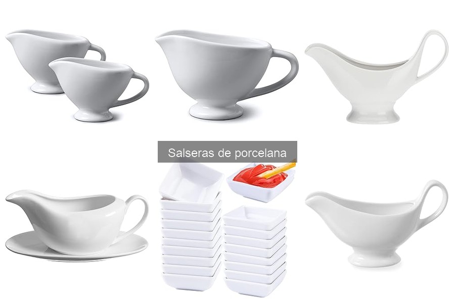 Alternativas a salseras de porcelana: descubre opciones únicas