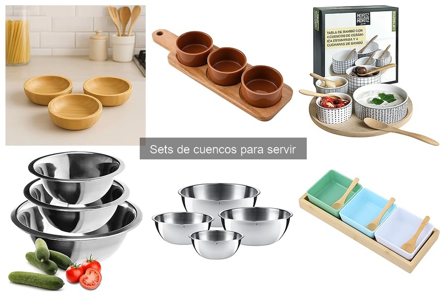 Alternativas a Sets de Cuencos para Servir en Comidas