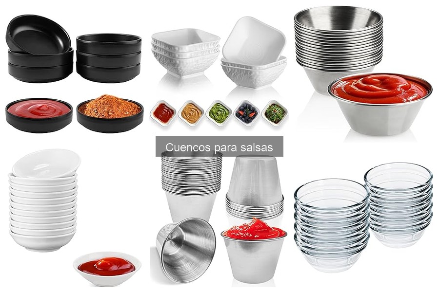 Alternativas creativas a cuencos para salsas