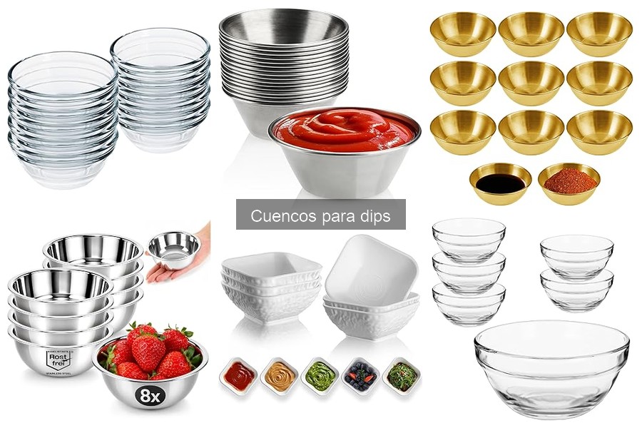 Alternativas creativas a los cuencos para dips