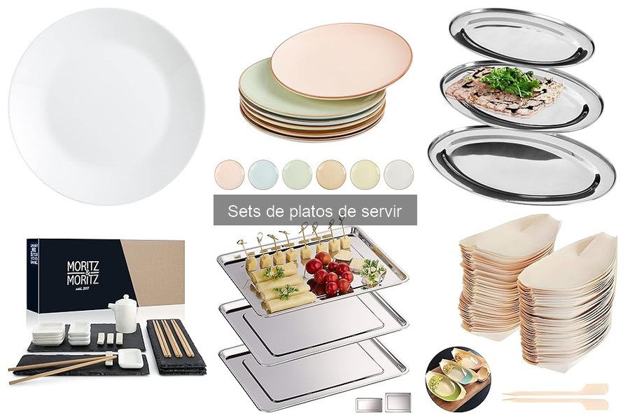 Alternativas creativas a los sets de platos de servir