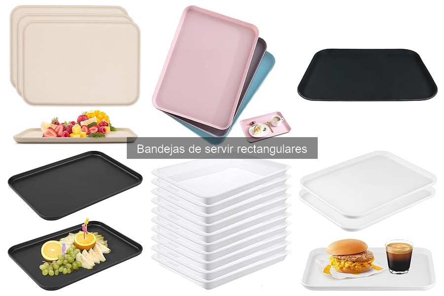 Bandejas de Servir Rectangulares con Compartimentos: Utilidad y Ventajas