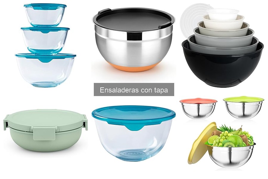 Características de las ensaladeras con tapa hermética