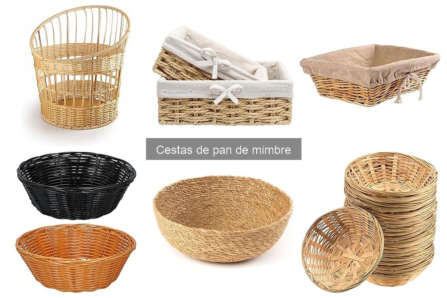 Cestas de pan de mimbre: características y usos modernos