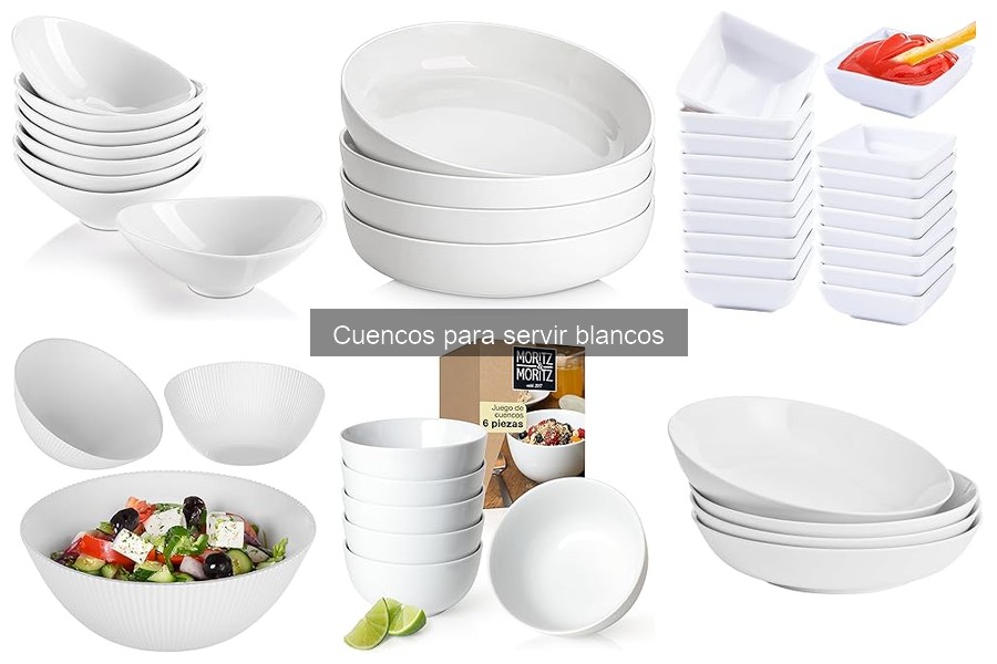 Cómo elegir el cuenco para servir blanco adecuado