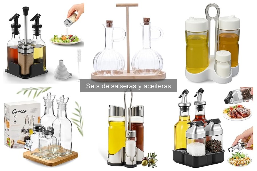 Cómo elegir el mejor set de salseras y aceiteras