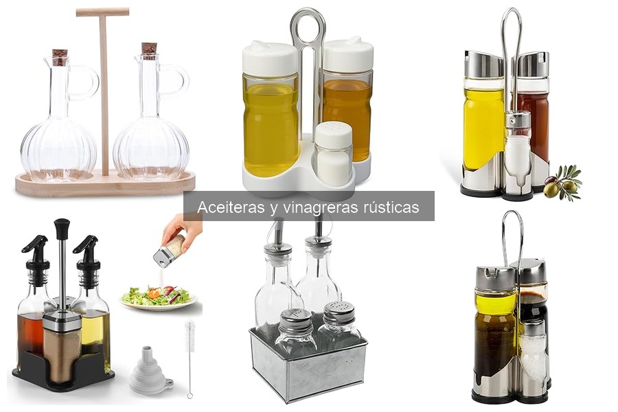 Cómo elegir la mejor aceitera o vinagrera rústica