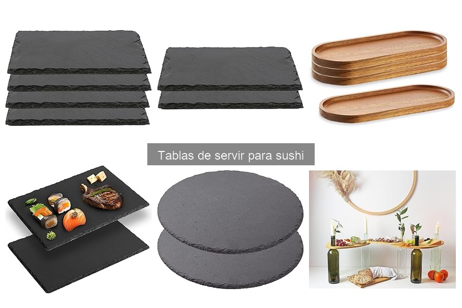 Cómo elegir tablas de servir para sushi: guía práctica