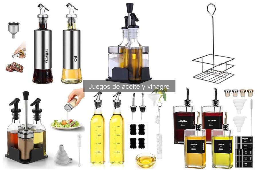 Cómo elegir un juego de aceite y vinagre perfecto
