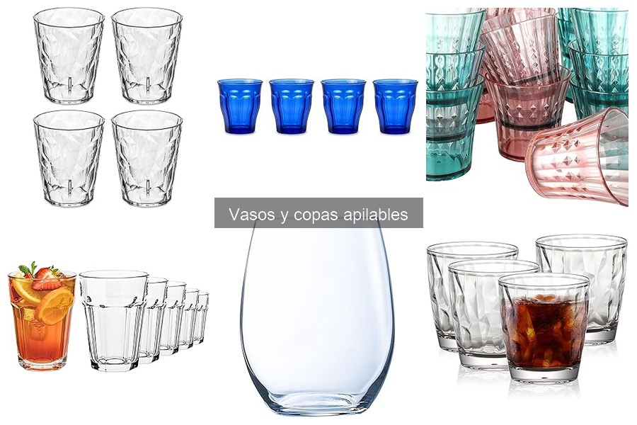 Cómo elegir vasos apilables para cada evento