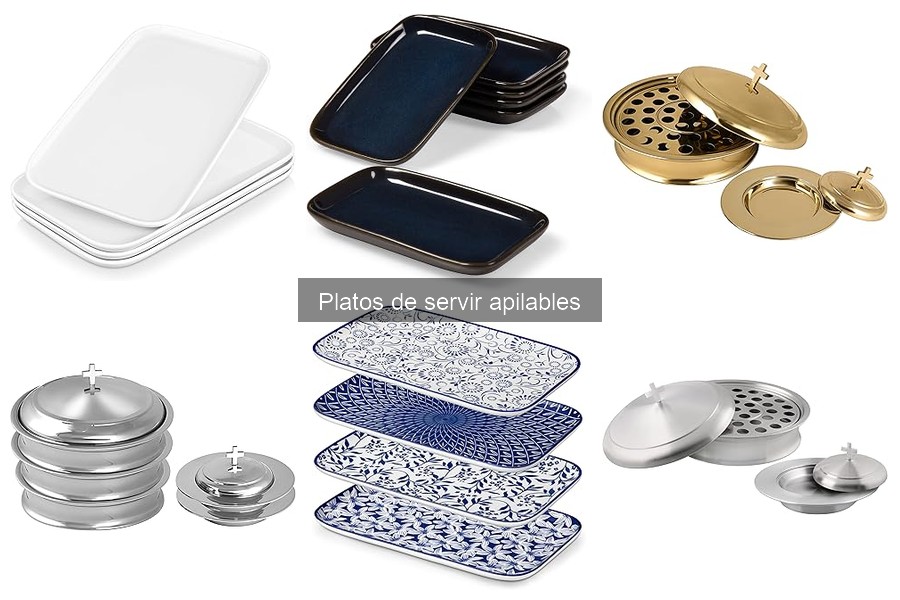Cómo Equipar la Mesa con Platos de Servir Apilables