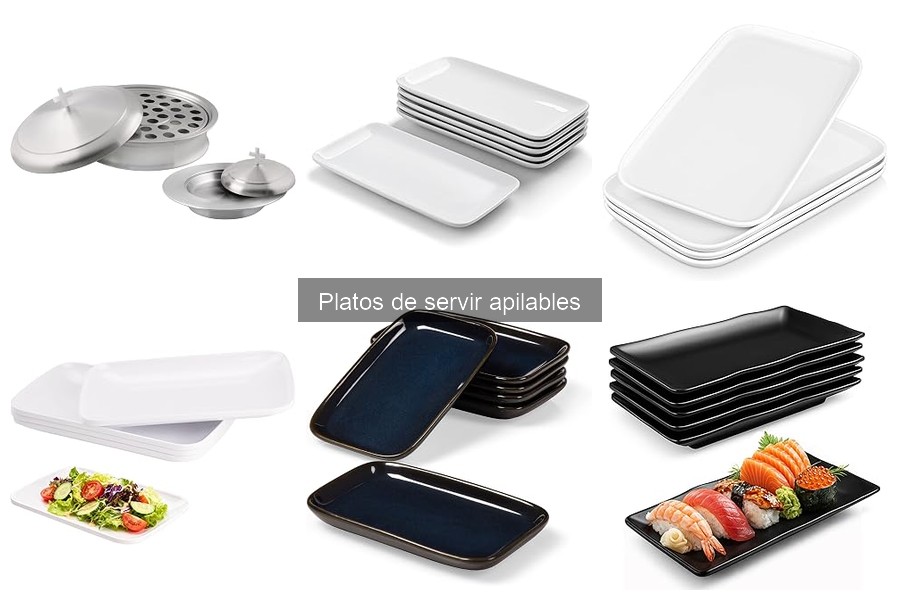 Cómo mantener y limpiar platos de servir apilables
