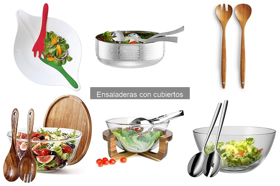 Cómo usar correctamente una ensaladera con cubiertos