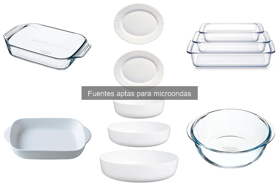 Cómo usar correctamente una fuente apta para microondas