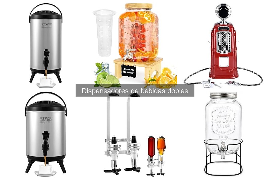 Cómo utilizar un dispensador de bebidas dobles correctamente