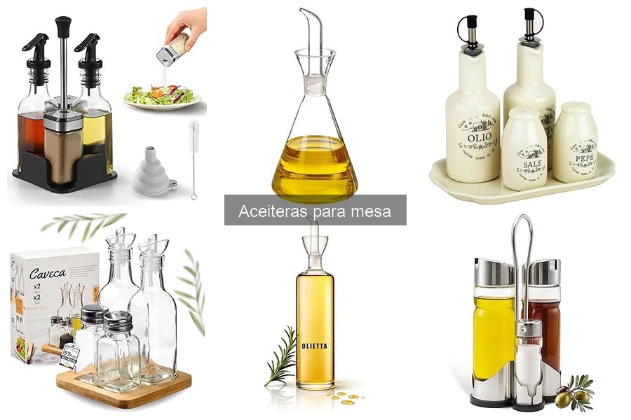 Comparativa: Aceiteras de vidrio vs. acero inoxidable
