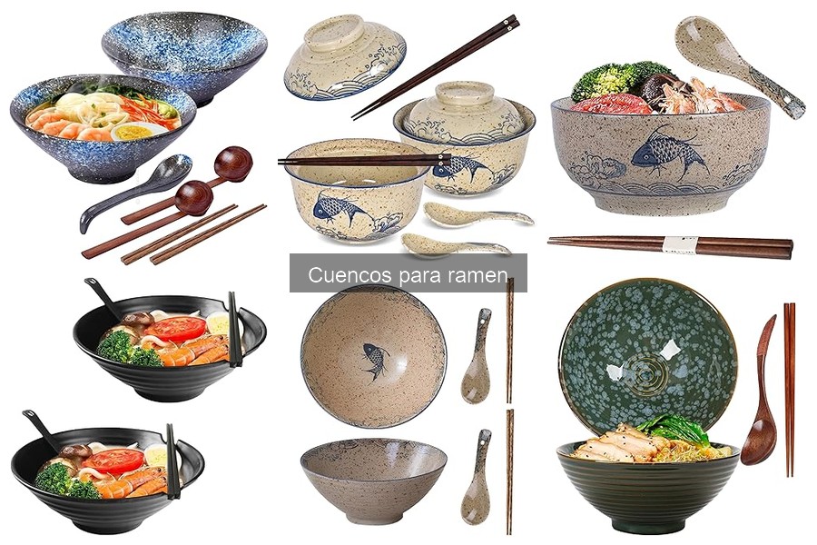 ** Comparativa: Cuencos de Cerámica vs Melamina para Ramen