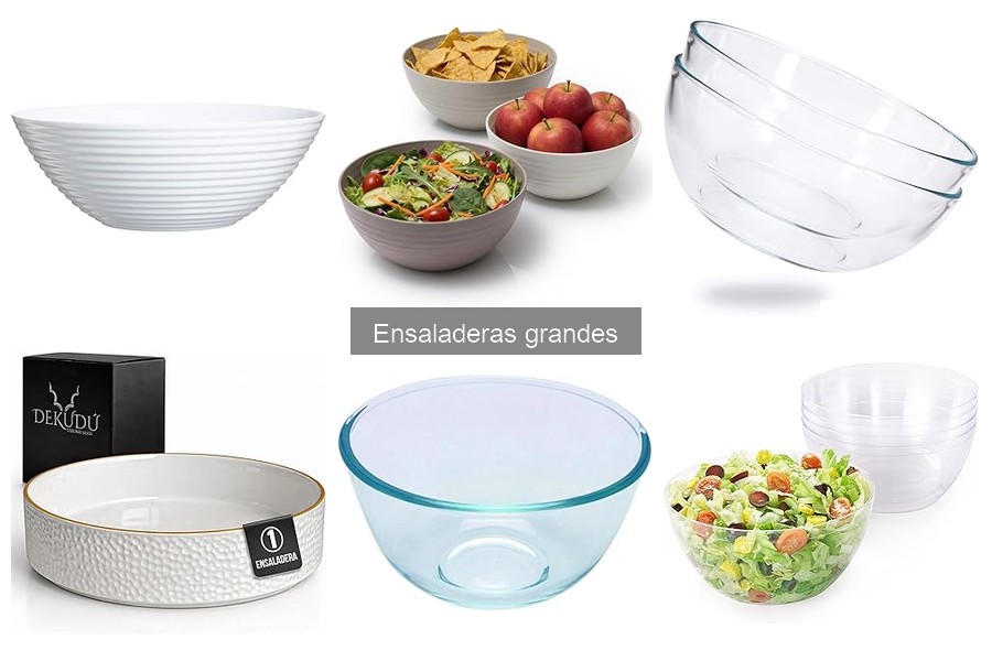 Comparativa de ensaladeras grandes: opiniones y marcas