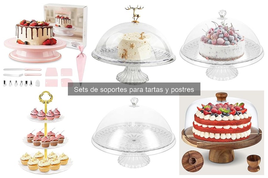 Comparativa de marcas de soportes para tartas y postres