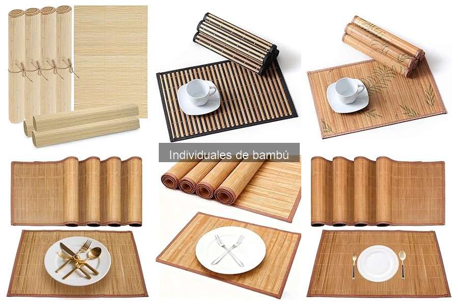 Compras económicas: ¿Dónde encontrar individuales de bambú?