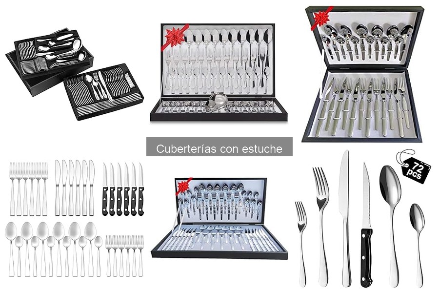 Diferencias entre cuberterías premium y económicas con estuche