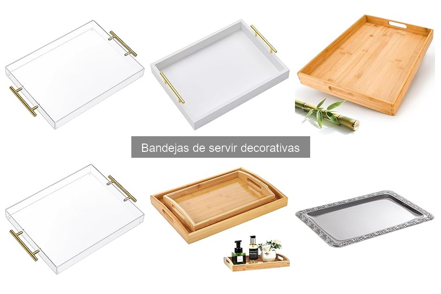 Dónde comprar bandejas decorativas a buen precio