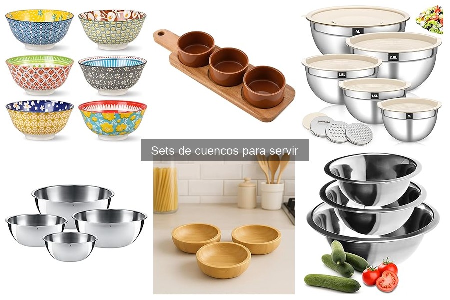 Dónde comprar sets de cuencos para servir a buen precio