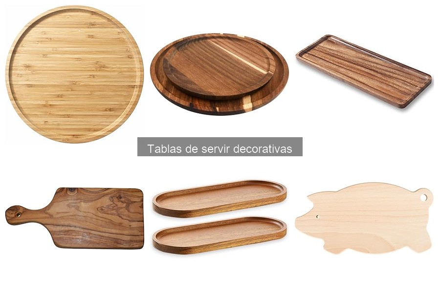 Dónde comprar tablas de servir decorativas: Guía completa