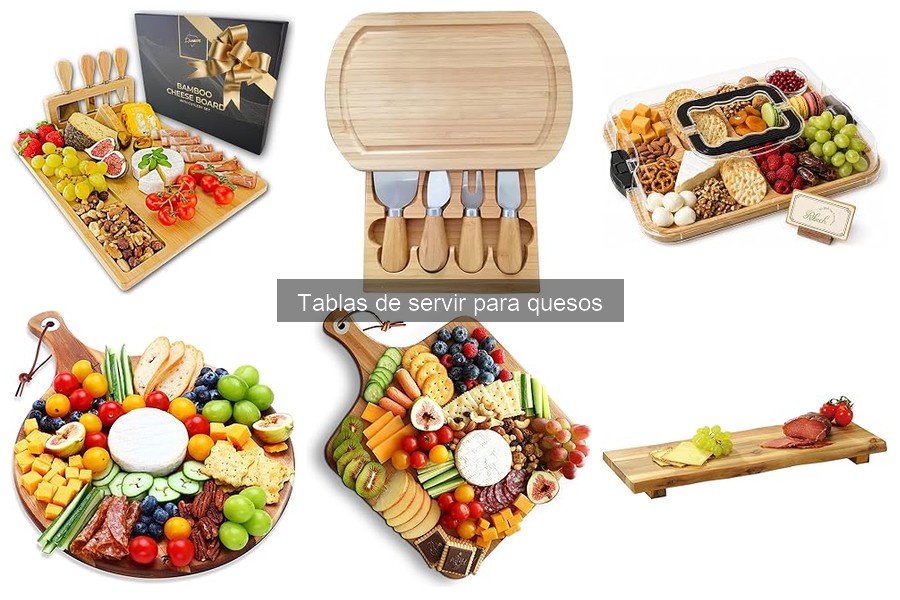 Estilos creativos para presentar quesos en tablas de servir