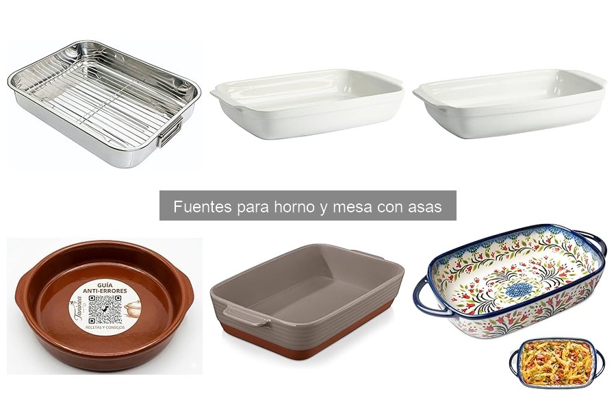 Fuentes con asas: ¿Son aptas para el lavavajillas?