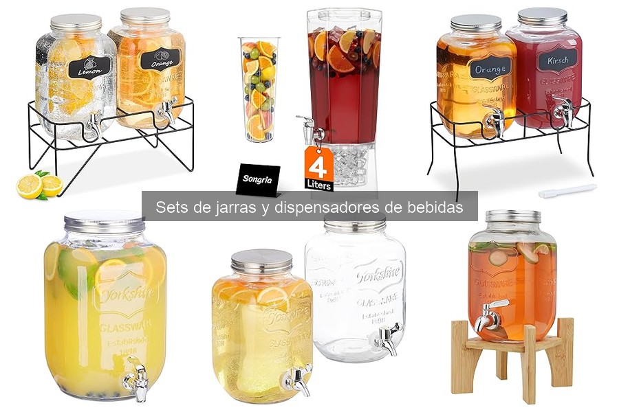 Guía de compra: Sets de jarras y dispensadores de bebidas