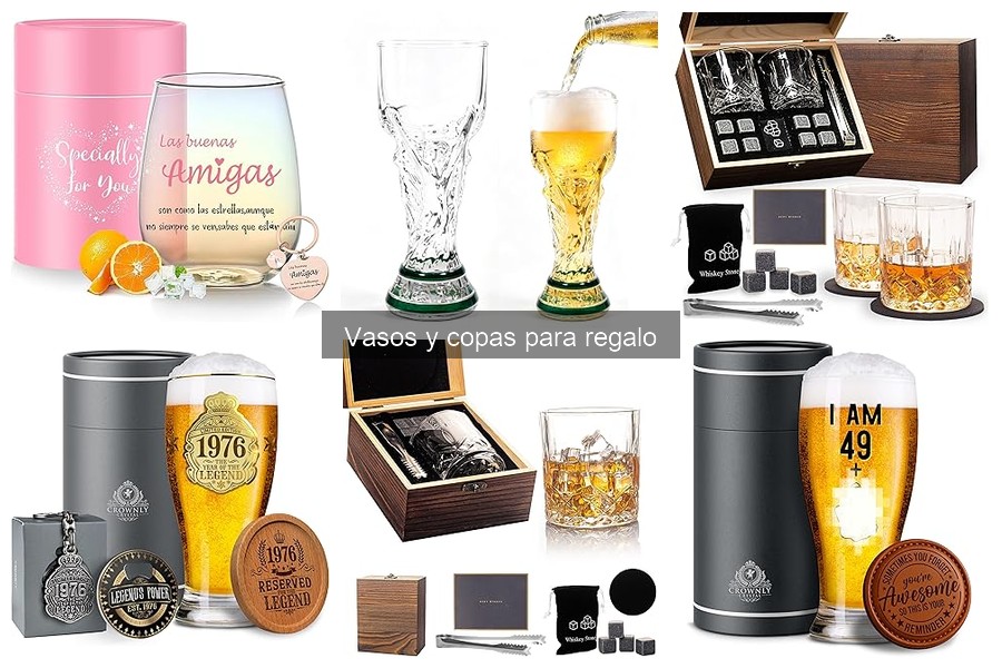 Ideas creativas para personalizar vasos y copas de regalo