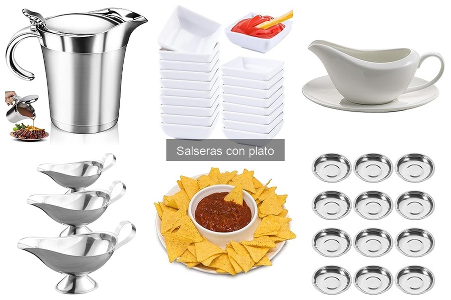 Mejor salsera con plato para eventos: Comparativa 2023