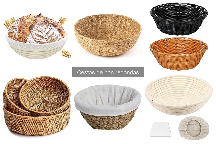 Mejores cestas de pan redondas para reuniones familiares