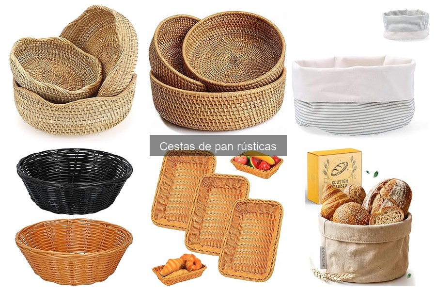Mejores cestas de pan rústicas para ocasiones especiales