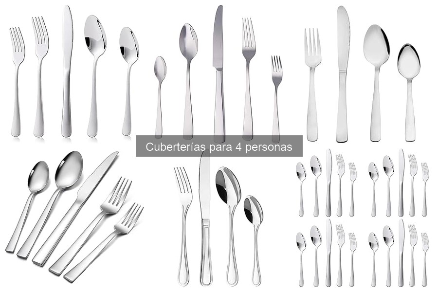 Mejores cuberterías para comidas familiares: comparativa 2023