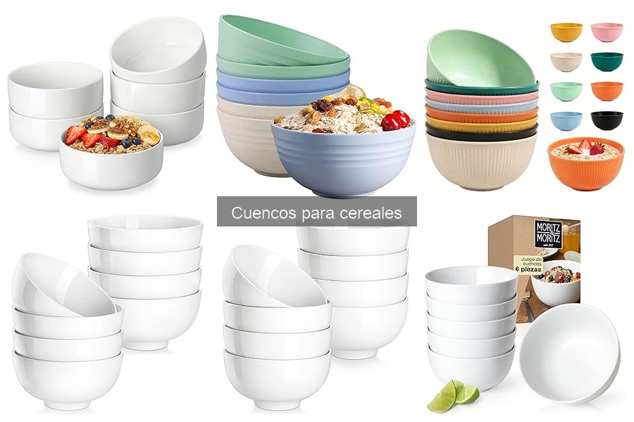 Mejores cuencos para cereales para familias grandes