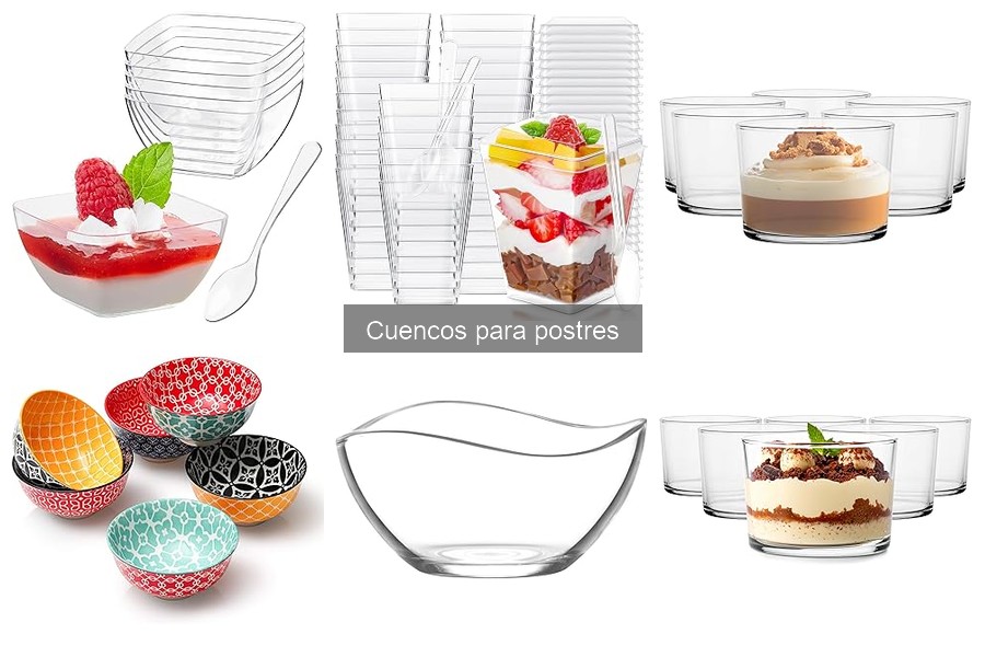 Mejores cuencos para postres en ocasiones especiales