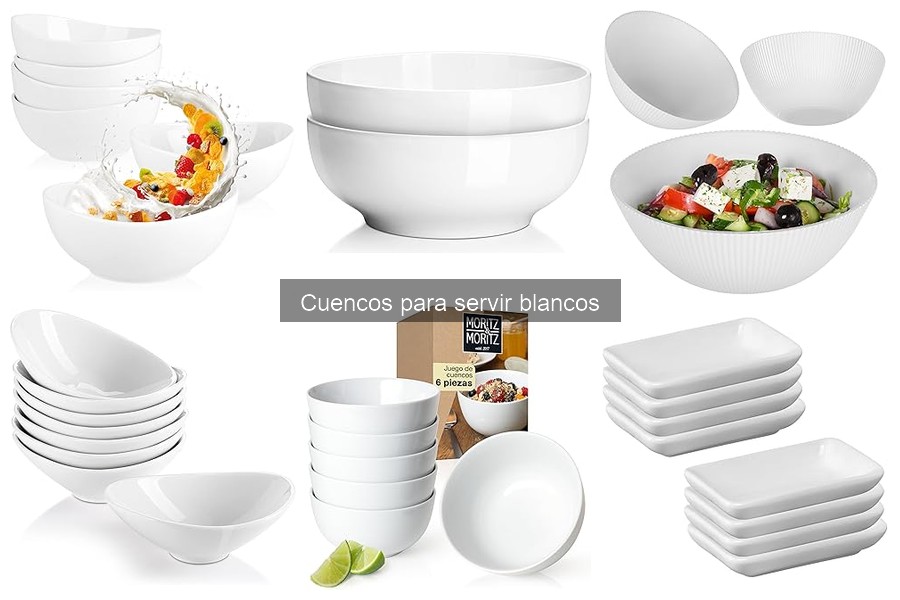 Mejores cuencos para servir blancos en 2023