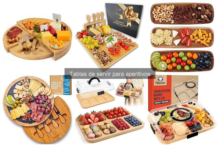 Personaliza tu tabla de servir para aperitivos fácilmente