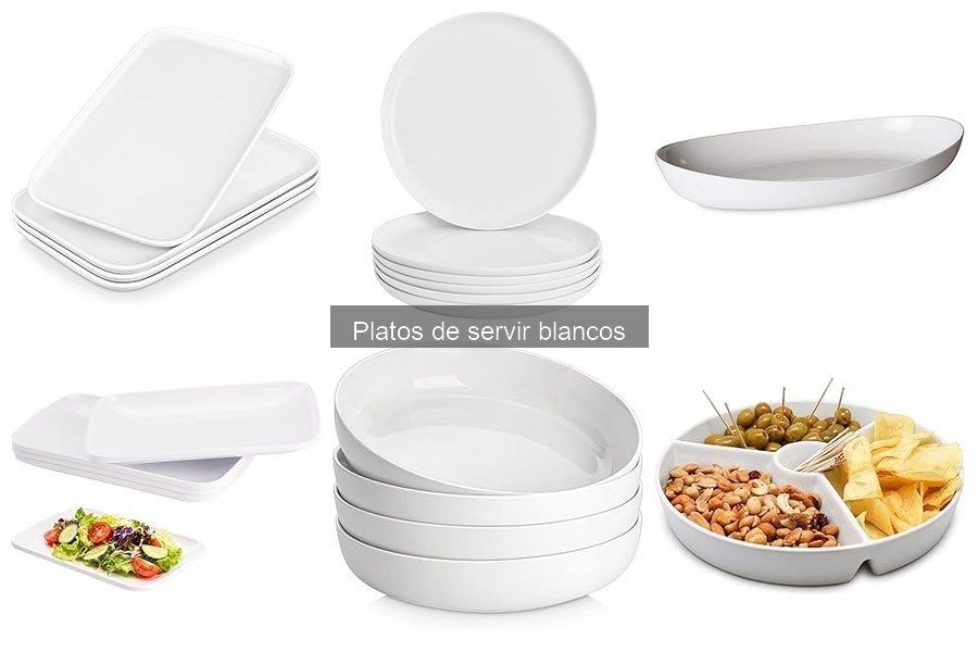 Platos de Servir Blancos: Características y Usos