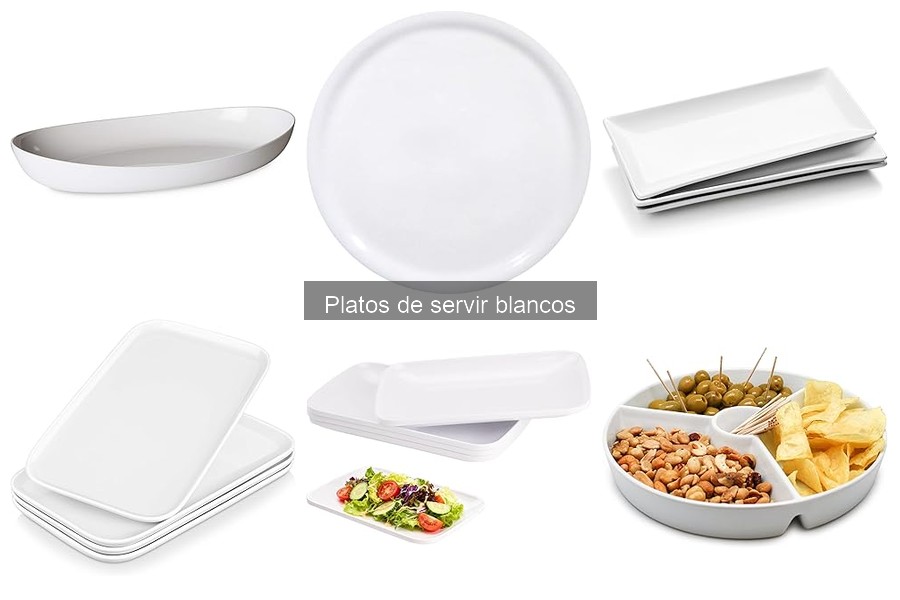 Platos de Servir Blancos: Impacto en la Presentación de la Comida