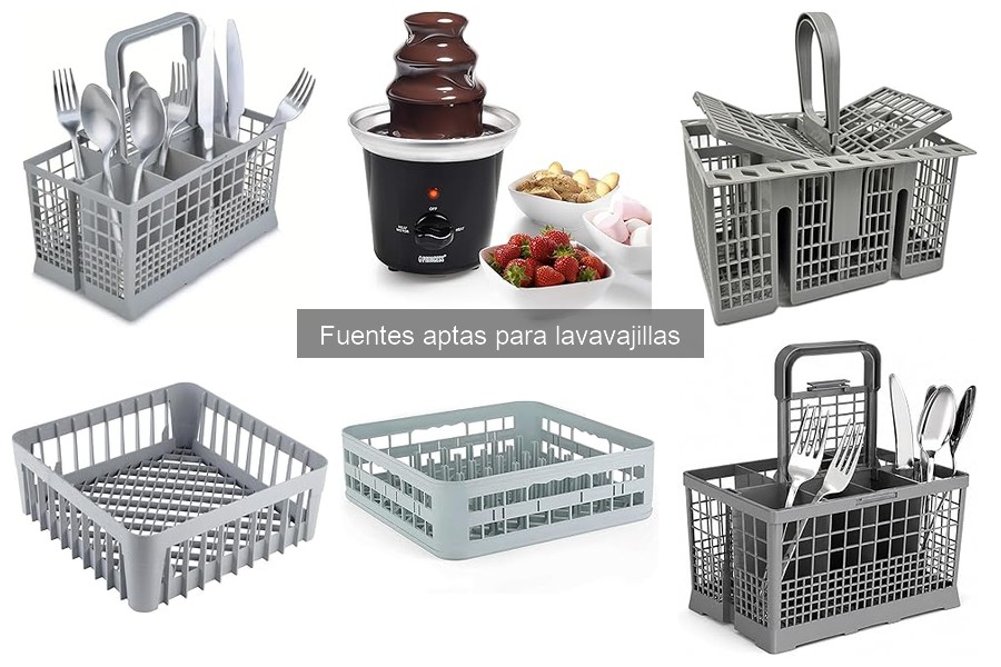 Problemas comunes con fuentes aptas para lavavajillas