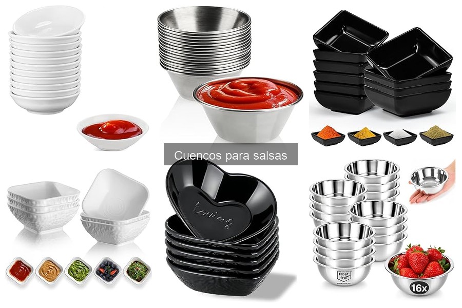 Recetas deliciosas para cuencos para salsas en comidas