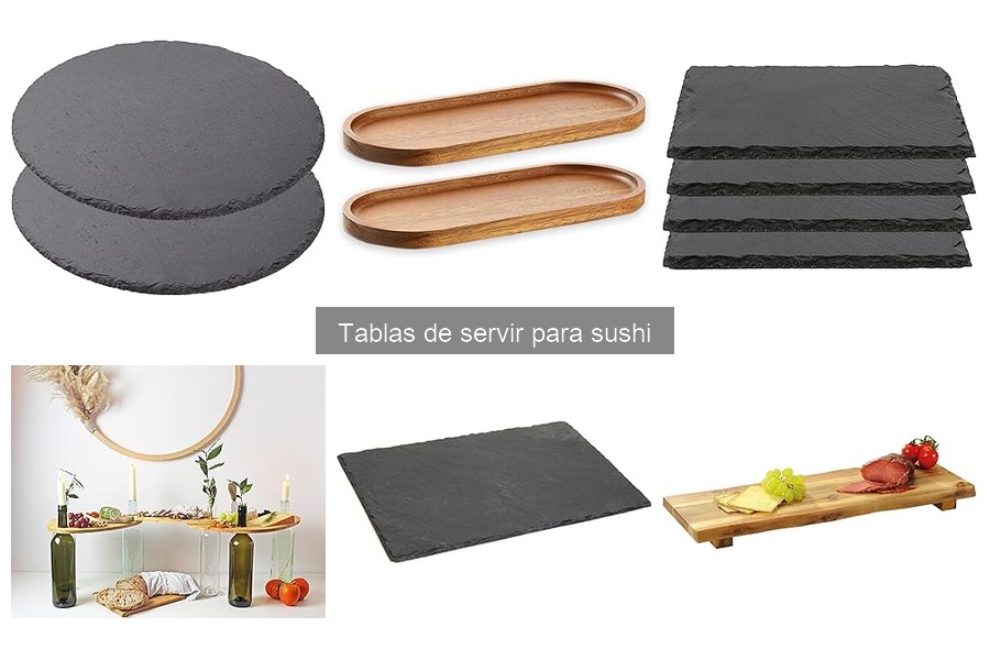 Reseñas de Tablas de Servir de Sushi: Las Mejores Opciones
