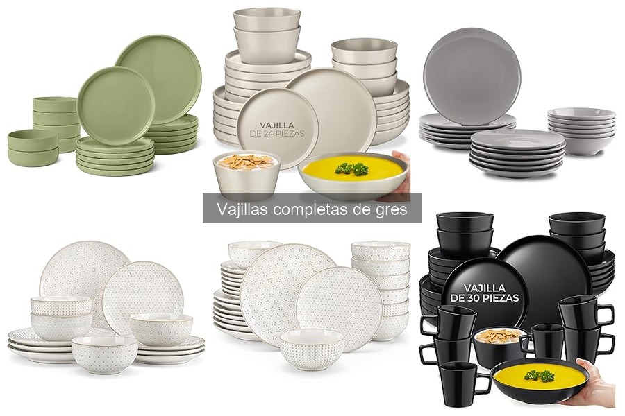 ¿Son las vajillas de gres aptas para microondas?