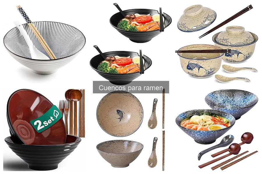Tipos de cuencos para ramen: materiales y usos esenciales