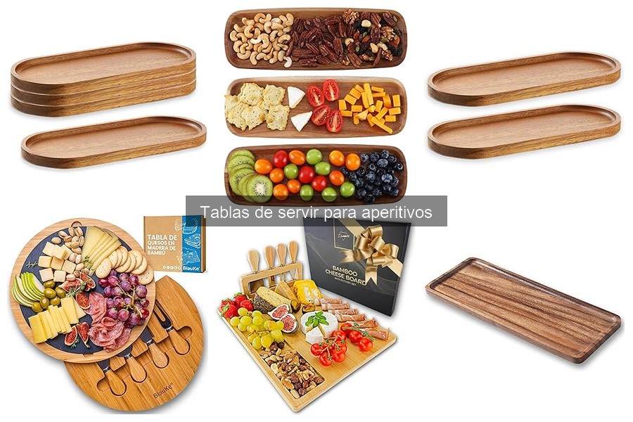 Todo sobre las tablas de servir para aperitivos
